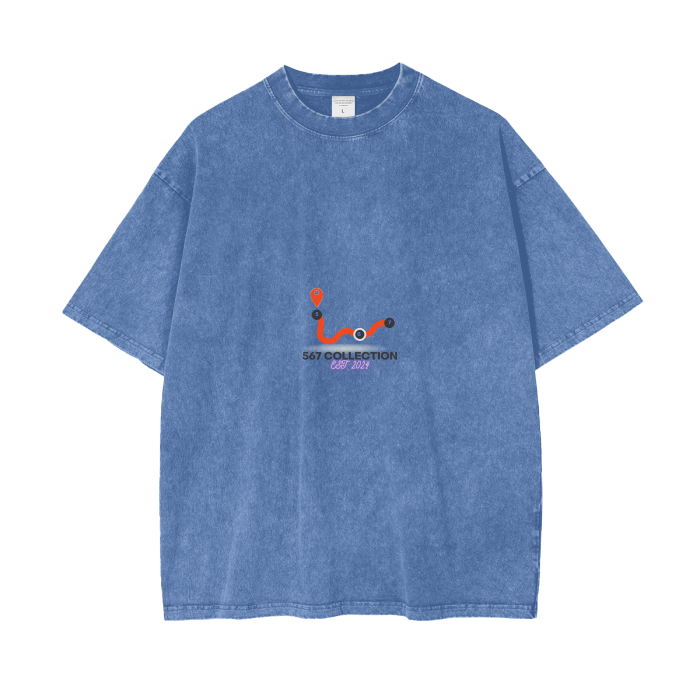 Acid Wash Oversize T-Shirt - 250 GSM