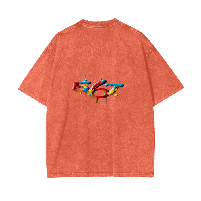 Acid Wash Oversize T-Shirt - 250 GSM