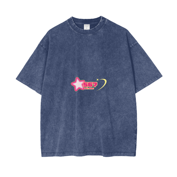 Acid Wash Oversize T-Shirt - 250 GSM