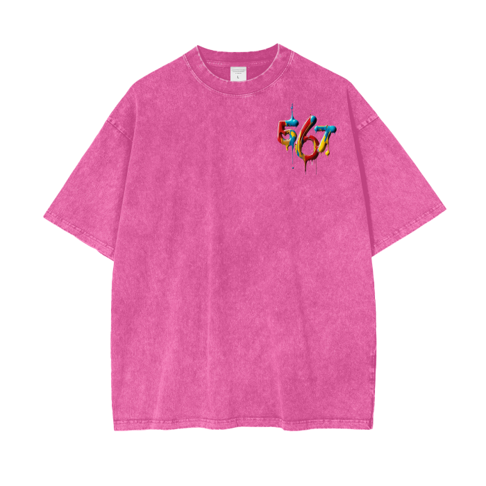 Acid Wash Oversize T-Shirt - 250 GSM