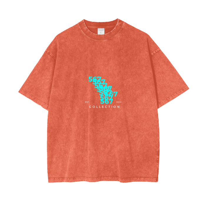Acid Wash Oversize T-Shirt - 250 GSM