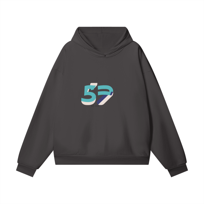 Oversize Heavyweight Hidden Pocket Fleece Hoodie - 460 GSM