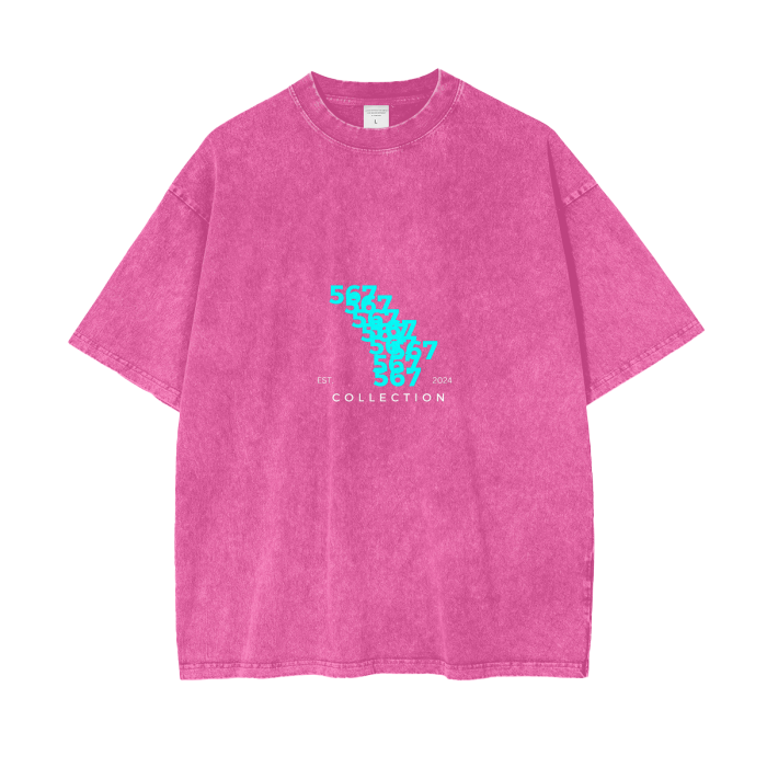 Acid Wash Oversize T-Shirt - 250 GSM