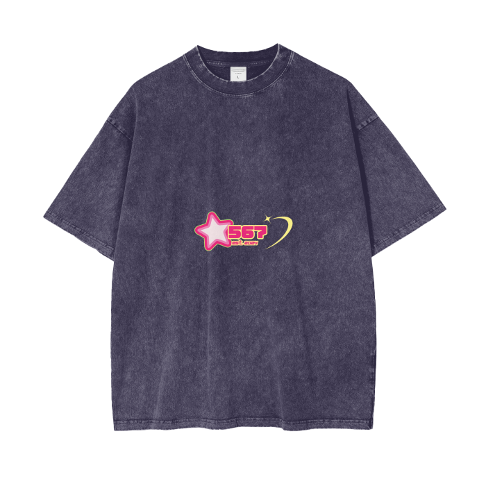 Acid Wash Oversize T-Shirt - 250 GSM