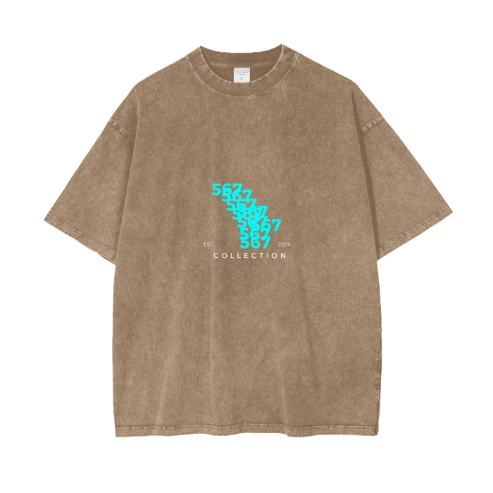 Acid Wash Oversize T-Shirt - 250 GSM