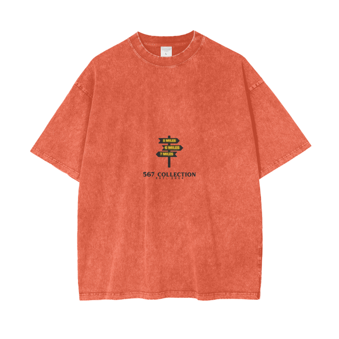 Acid Wash Oversize T-Shirt - 250 GSM