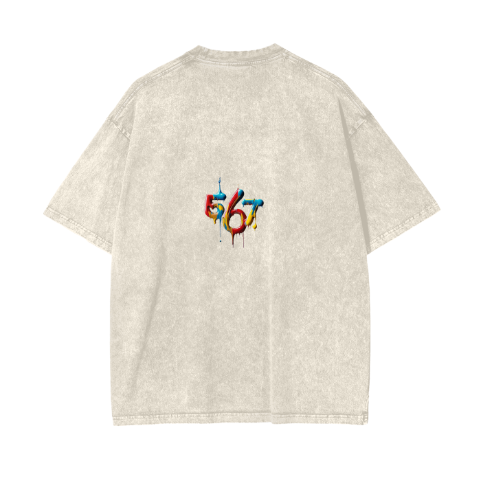 Acid Wash Oversize T-Shirt - 250 GSM