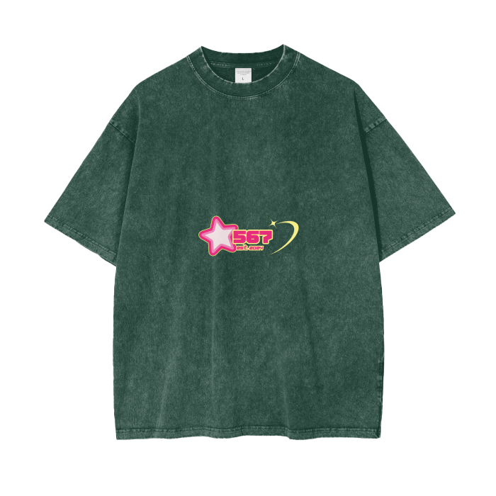 Acid Wash Oversize T-Shirt - 250 GSM