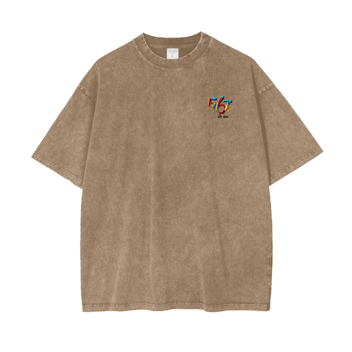 Acid Wash Oversize T-Shirt - 250 GSM