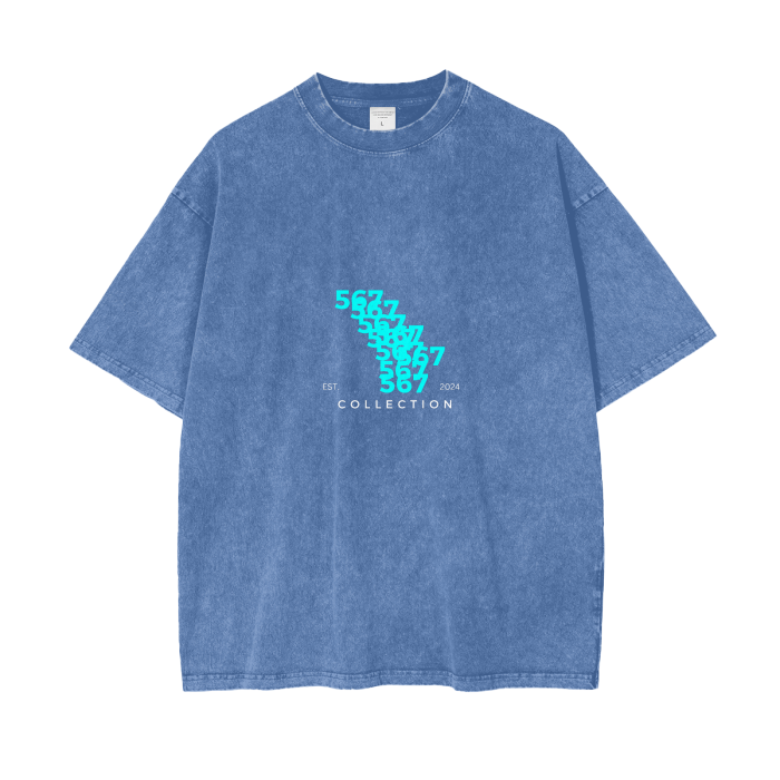 Acid Wash Oversize T-Shirt - 250 GSM