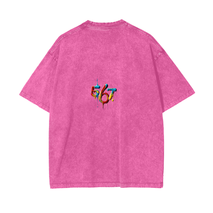 Acid Wash Oversize T-Shirt - 250 GSM
