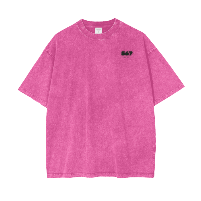 Acid Wash Oversize T-Shirt - 250 GSM