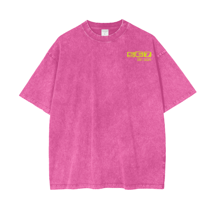 Acid Wash Oversize T-Shirt - 250 GSM