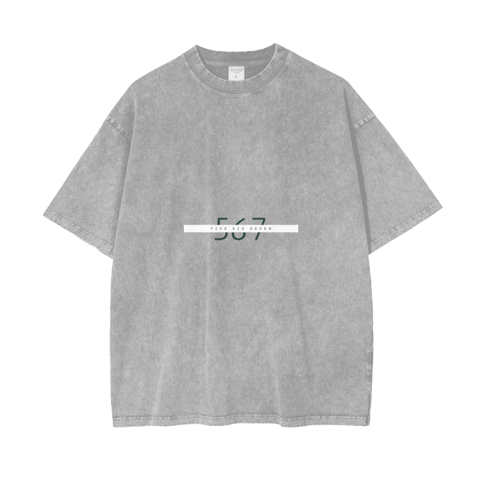 Acid Wash Oversize T-Shirt - 250 GSM