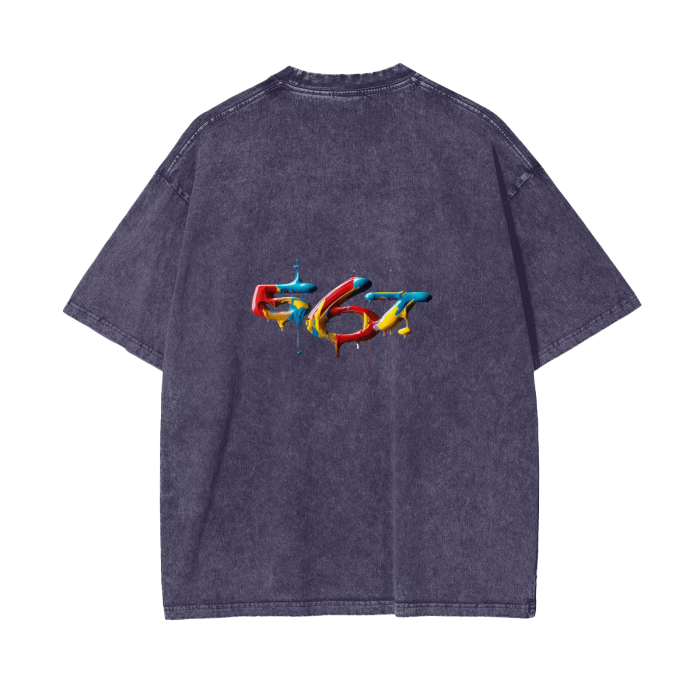 Acid Wash Oversize T-Shirt - 250 GSM
