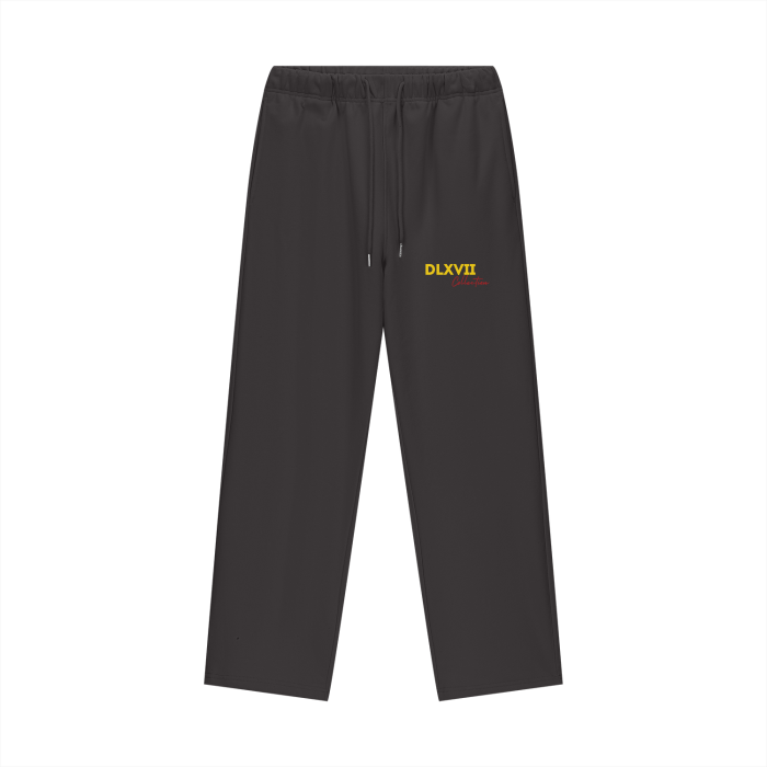 Fleece Lined Straight Leg Pants - 460 GSM