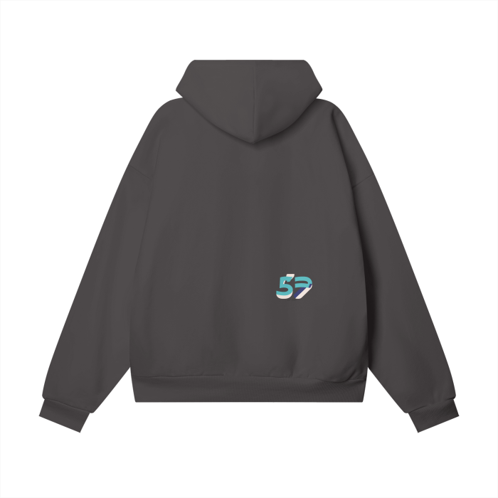 Oversize Heavyweight Hidden Pocket Fleece Hoodie - 460 GSM