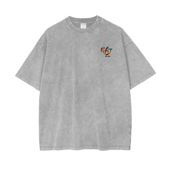 Acid Wash Oversize T-Shirt - 250 GSM