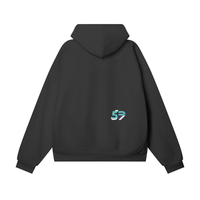 Oversize Heavyweight Hidden Pocket Fleece Hoodie - 460 GSM