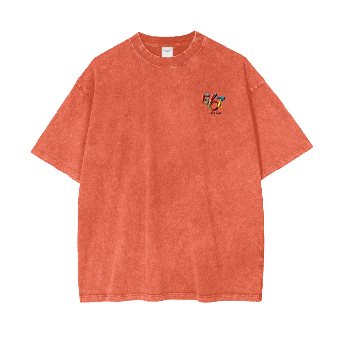 Acid Wash Oversize T-Shirt - 250 GSM