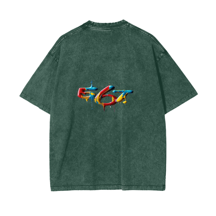 Acid Wash Oversize T-Shirt - 250 GSM
