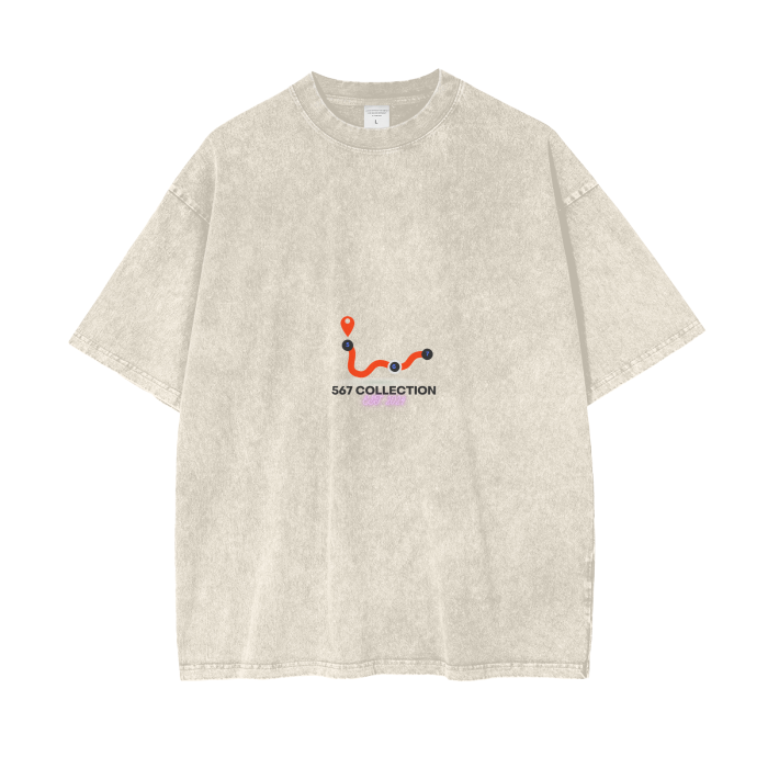 Acid Wash Oversize T-Shirt - 250 GSM