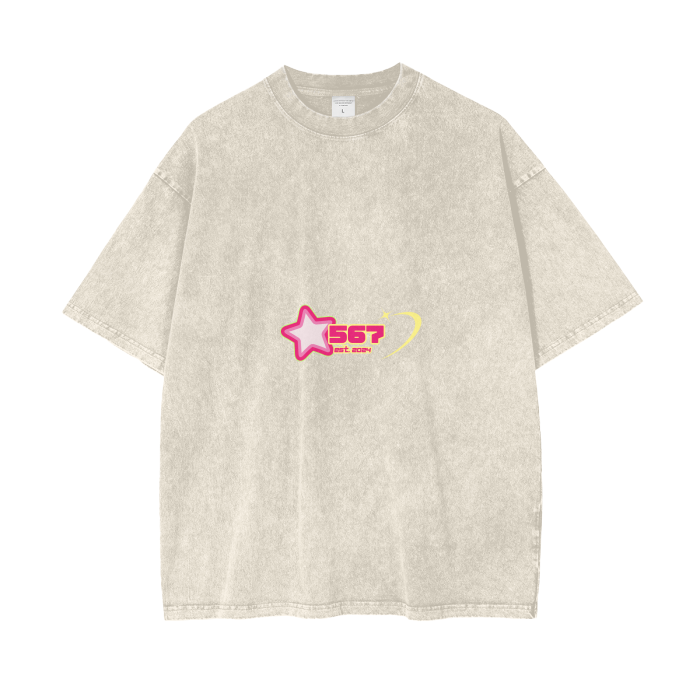 Acid Wash Oversize T-Shirt - 250 GSM