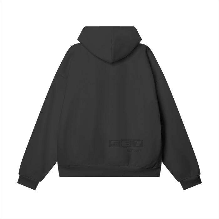 Oversize Heavyweight Hidden Pocket Fleece Hoodie - 460 GSM