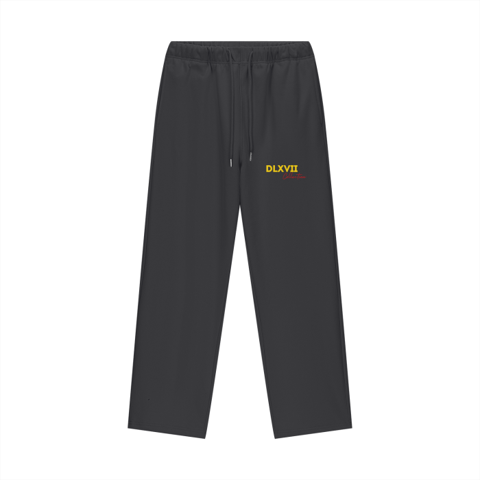 Fleece Lined Straight Leg Pants - 460 GSM