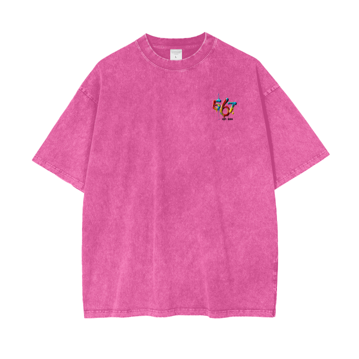 Acid Wash Oversize T-Shirt - 250 GSM