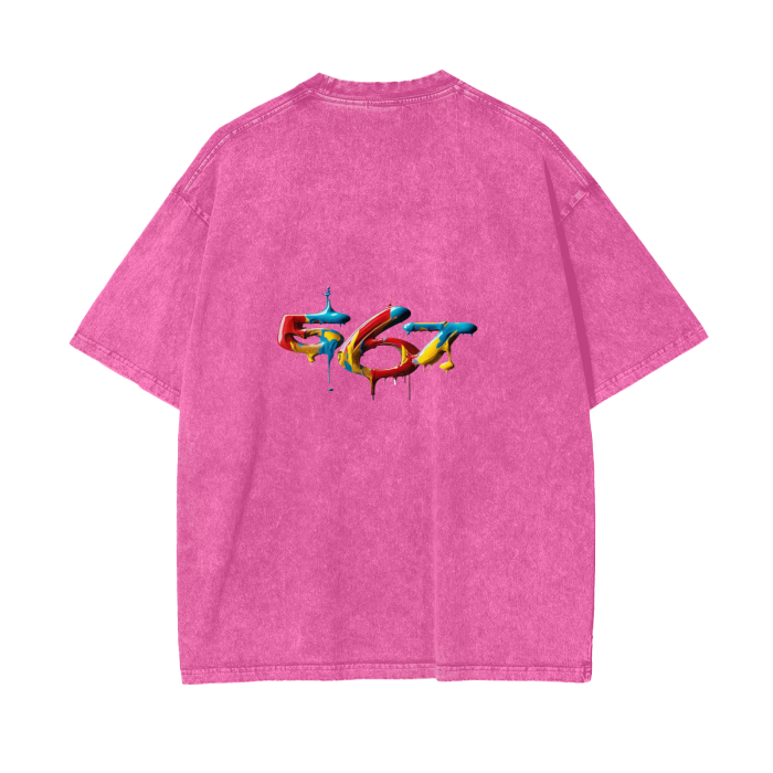Acid Wash Oversize T-Shirt - 250 GSM