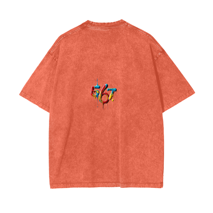 Acid Wash Oversize T-Shirt - 250 GSM
