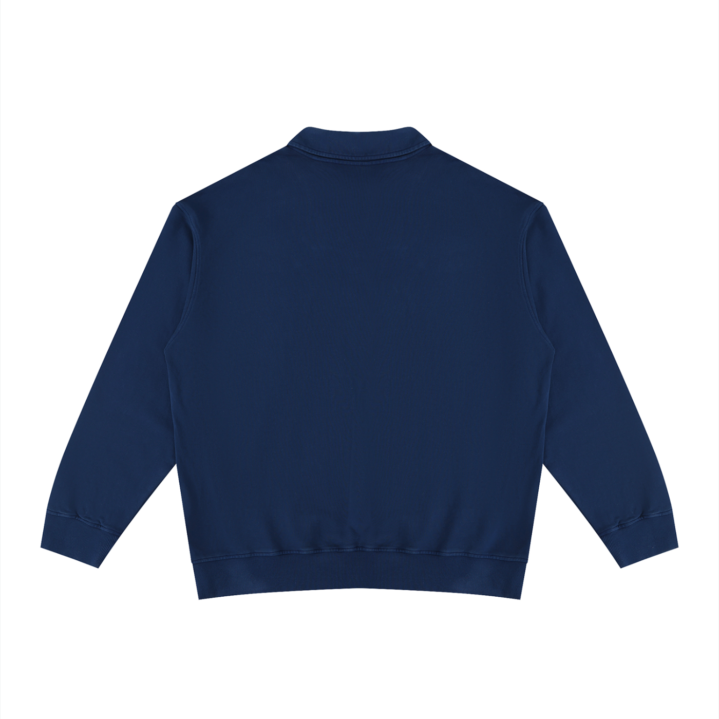 Unisex Vintage Wash Collared Sweatshirt