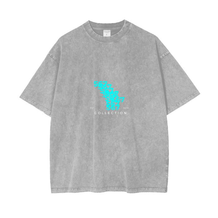 Acid Wash Oversize T-Shirt - 250 GSM