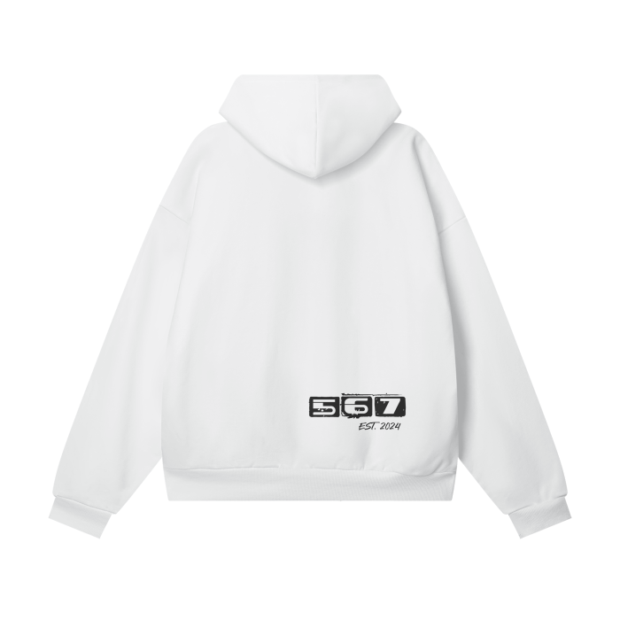 Oversize Heavyweight Hidden Pocket Fleece Hoodie - 460 GSM