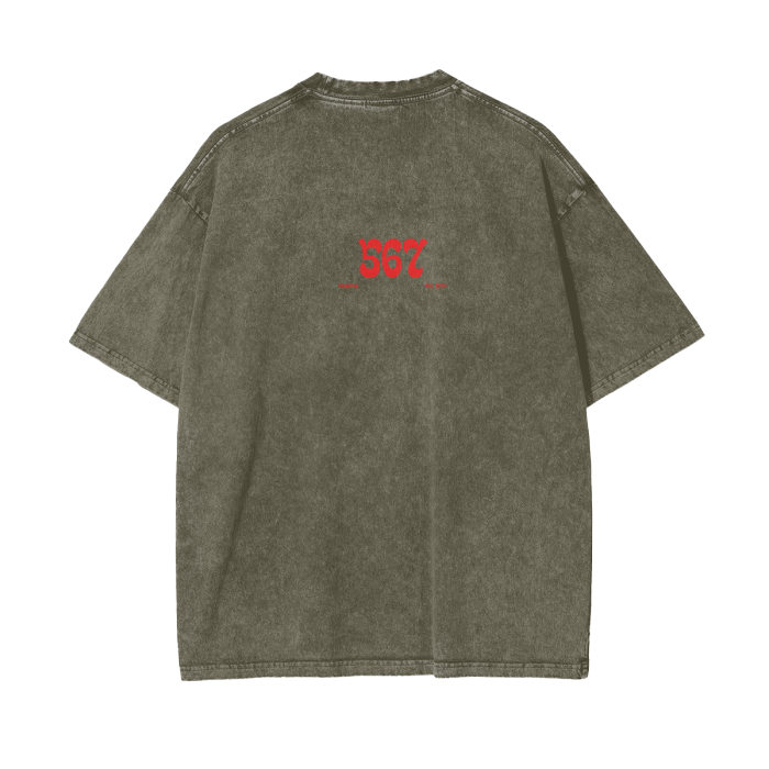 Acid Wash Oversize T-Shirt - 250 GSM – Sophia's Chic Corner