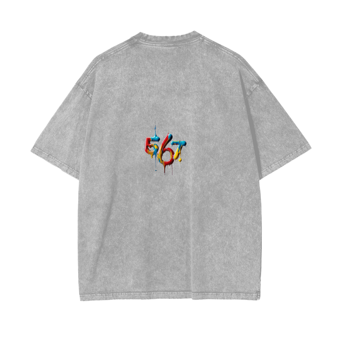 Acid Wash Oversize T-Shirt - 250 GSM