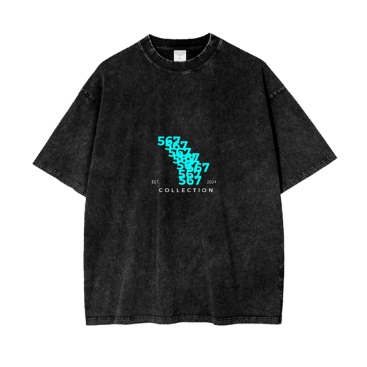 Acid Wash Oversize T-Shirt - 250 GSM