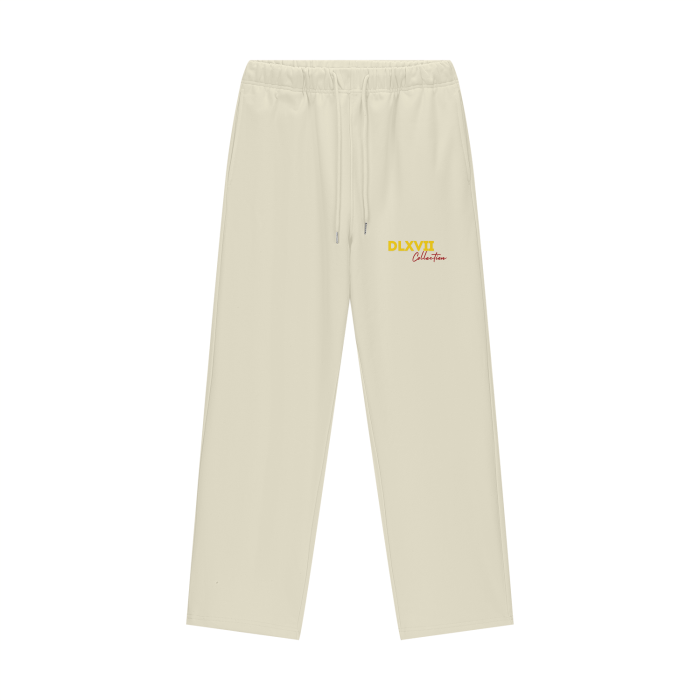 Fleece Lined Straight Leg Pants - 460 GSM