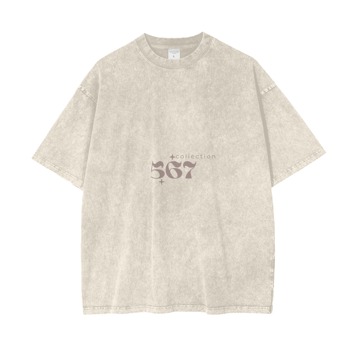 Acid Wash Oversize T-Shirt - 250 GSM